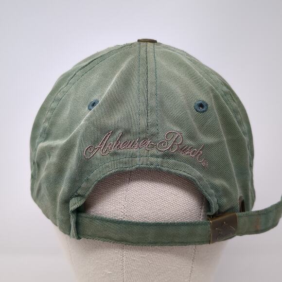 Clydesdales Anheuser-Busch Slideback Hat Green One Size Embroidered - Picture 6 of 10